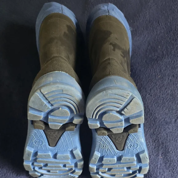 Sturdy Kids' Black and Blue Rain Boots - Picture 3 of 4